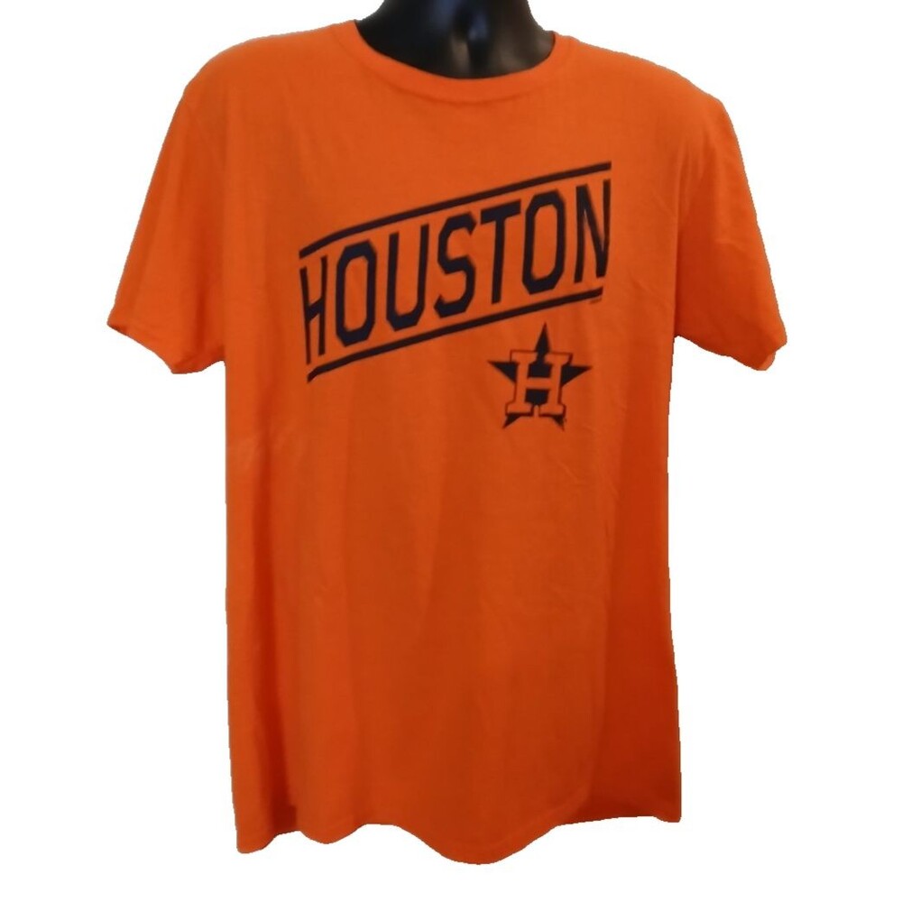 Houston Astros Orange MLB Genuine Merchandise T-Shirt – Bold Fan Gear Tee